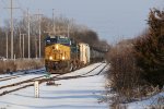 Just off the CN Flint Sub, CSX's D710 heads for LSRC's McGrew Yard